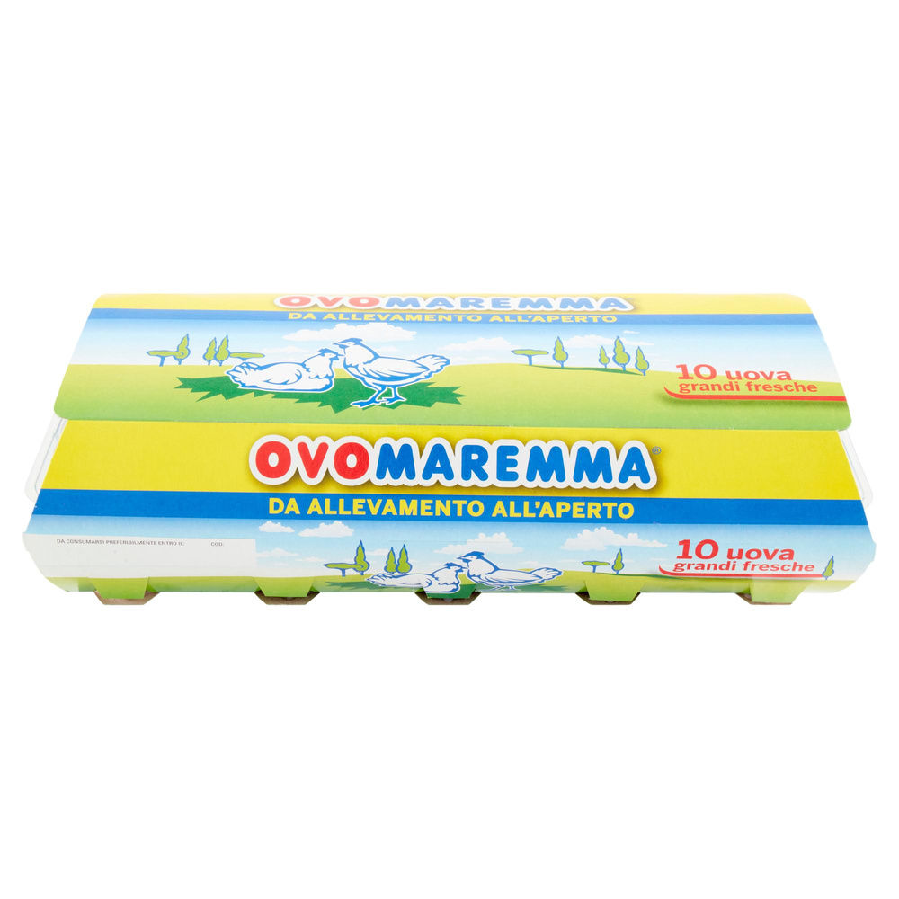 UOVA FRESCHE GRANDI ALLEV.ALL'APERTO OVOMAREMMA CONF.X10 - 5