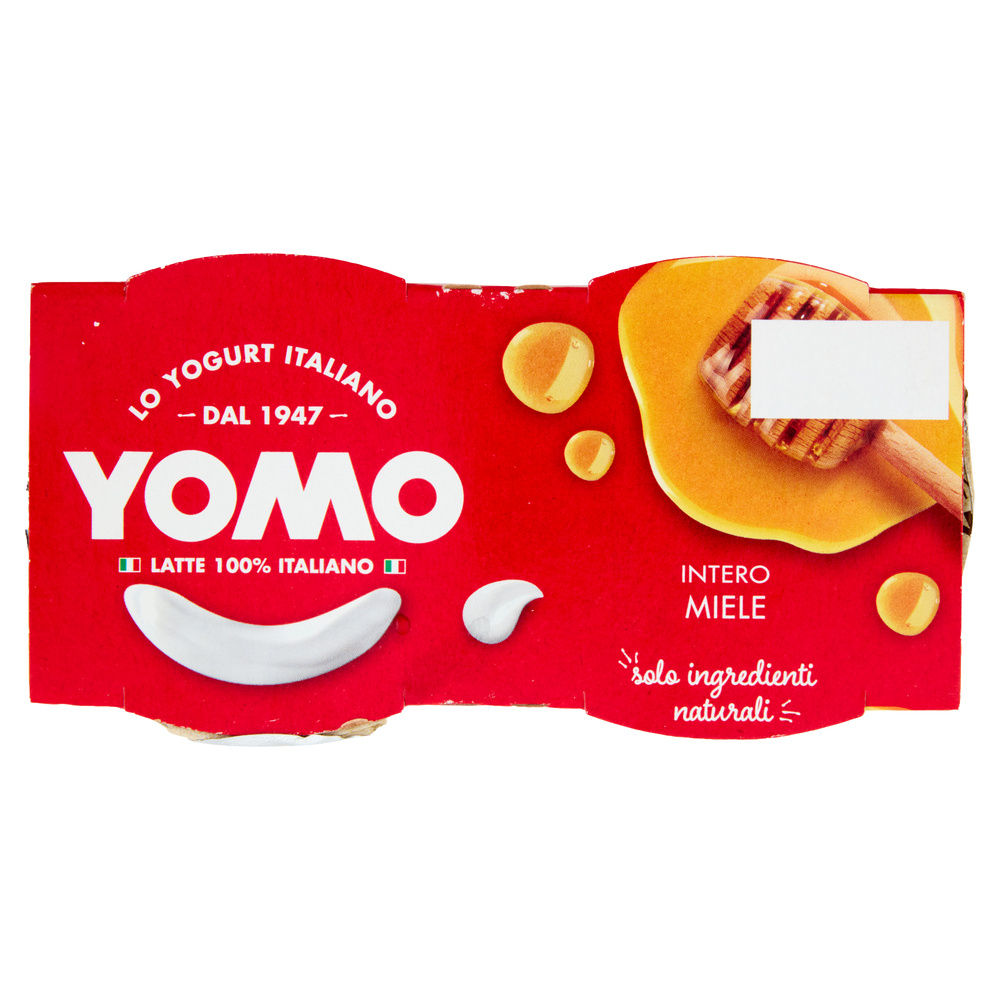 YOGURT YOMO 100% NATURALE MIELE 2X125 G - 2
