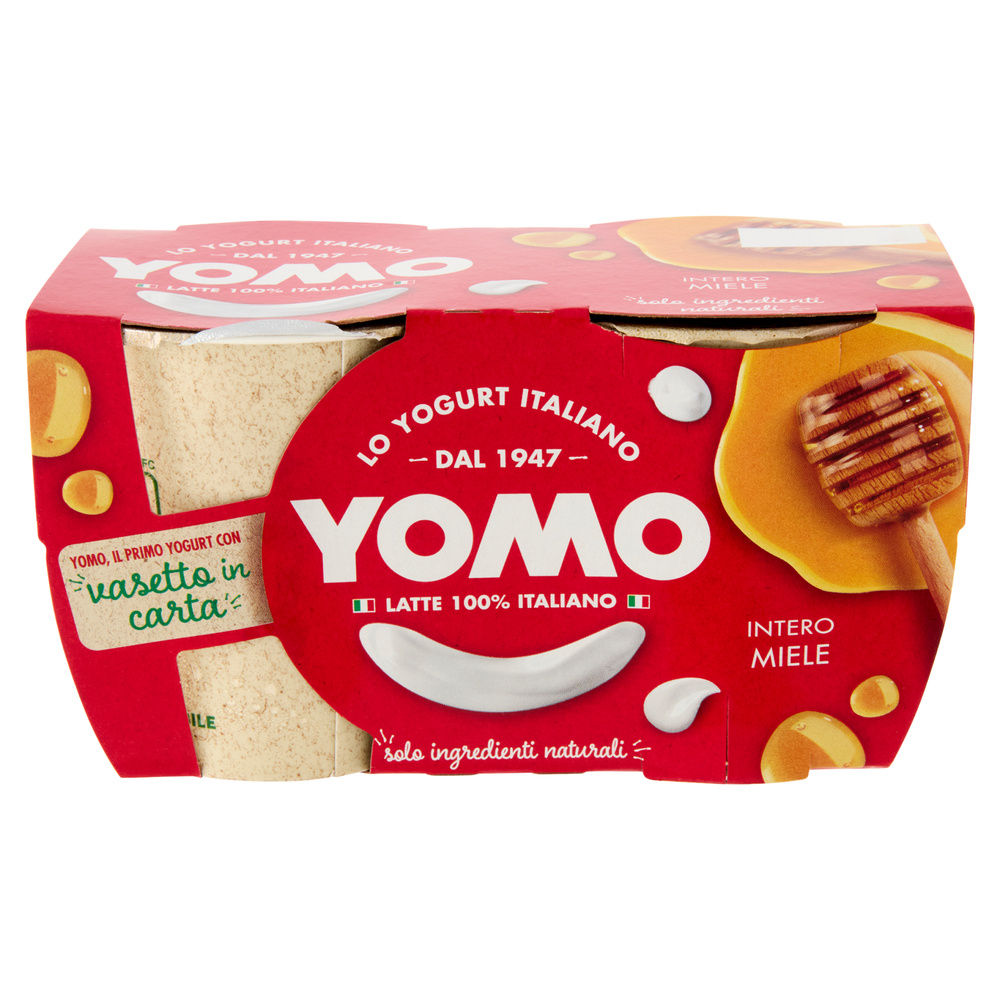 YOGURT YOMO 100% NATURALE MIELE 2X125 G - 3