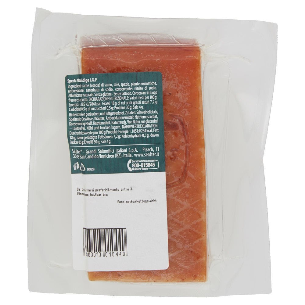 SPECK ALTO ADIGE IGP SENFTER TRANCIO SV GR 425 - 1