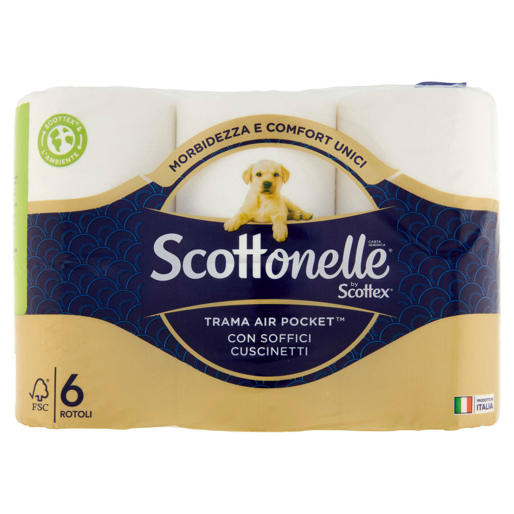 CARTA IGIENICA SCOTTONELLE 160STRAPPI PZ.6 - 5