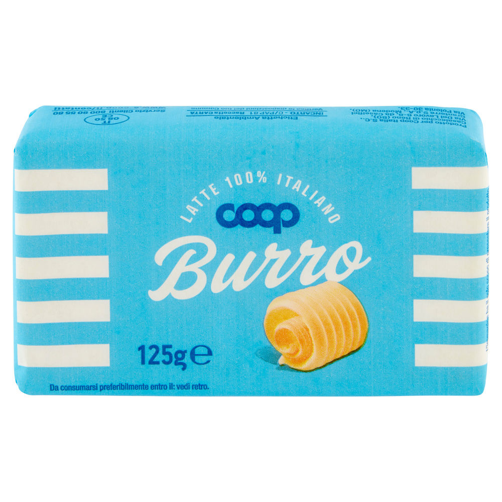 BURRO COOP PANETTO INCARTO G 125 - 17