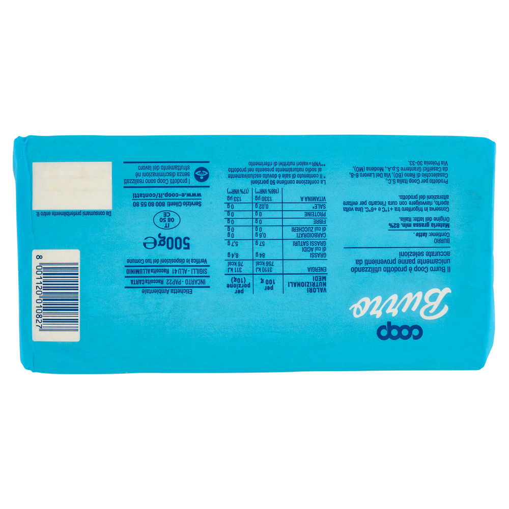 BURRO COOP PANETTO INCARTO G 500 - 2