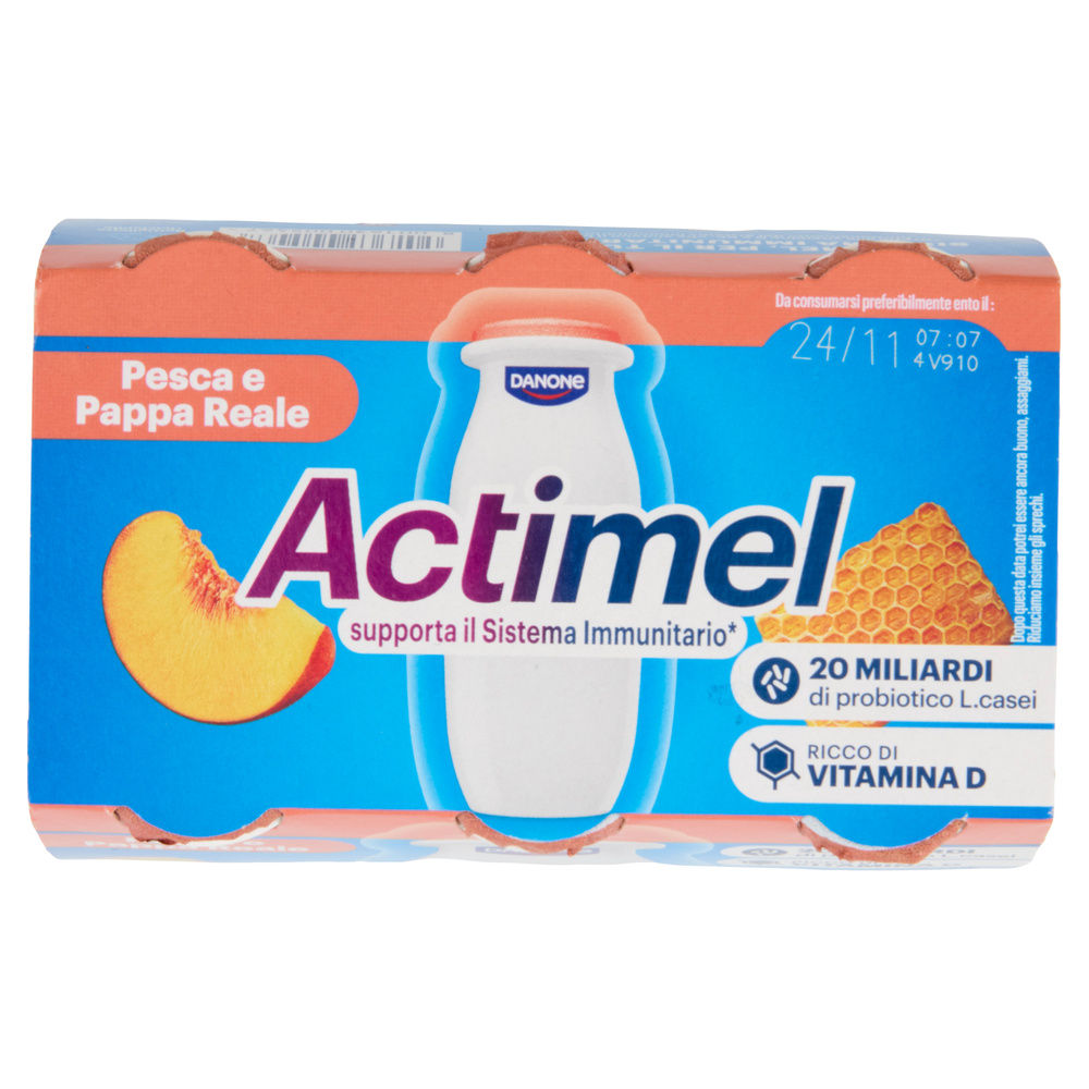 ACTIMEL DANONE PESCA PAPPA REALE 6X100 G - 5