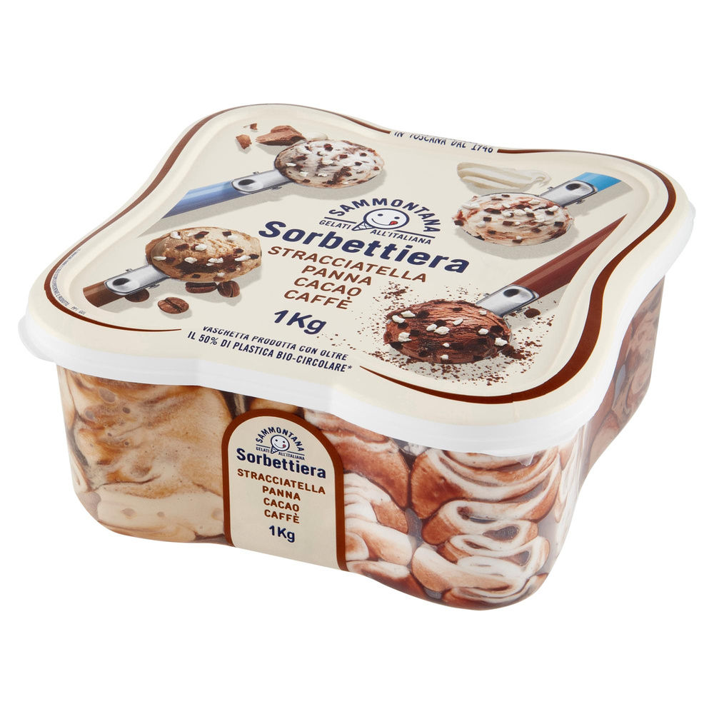 GELATO STRACC/PAN/CAFFÈ/CACAO SORBETTIERA SAMMONTANA VASCHETTA 1KG - 8