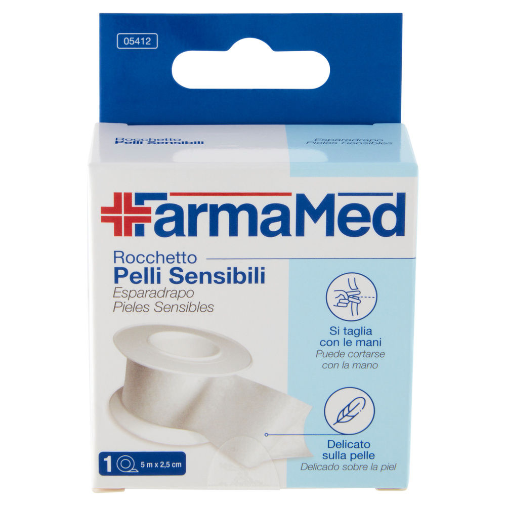 CEROTTO ROCCHETTO FARMAMED TNT 5X2,50 PELLI SENSIBILI PZ 1 - 2
