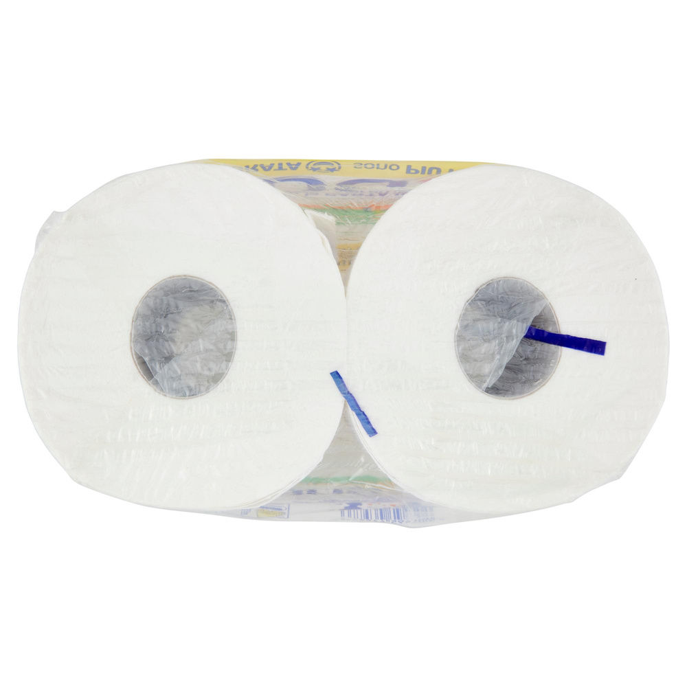 CARTA IGIENICA COMPRAMI SEMPRE MAXI CONF.PCR 50%PLAST.RICICLAT.2VELI 600STR PZ.4 - 2