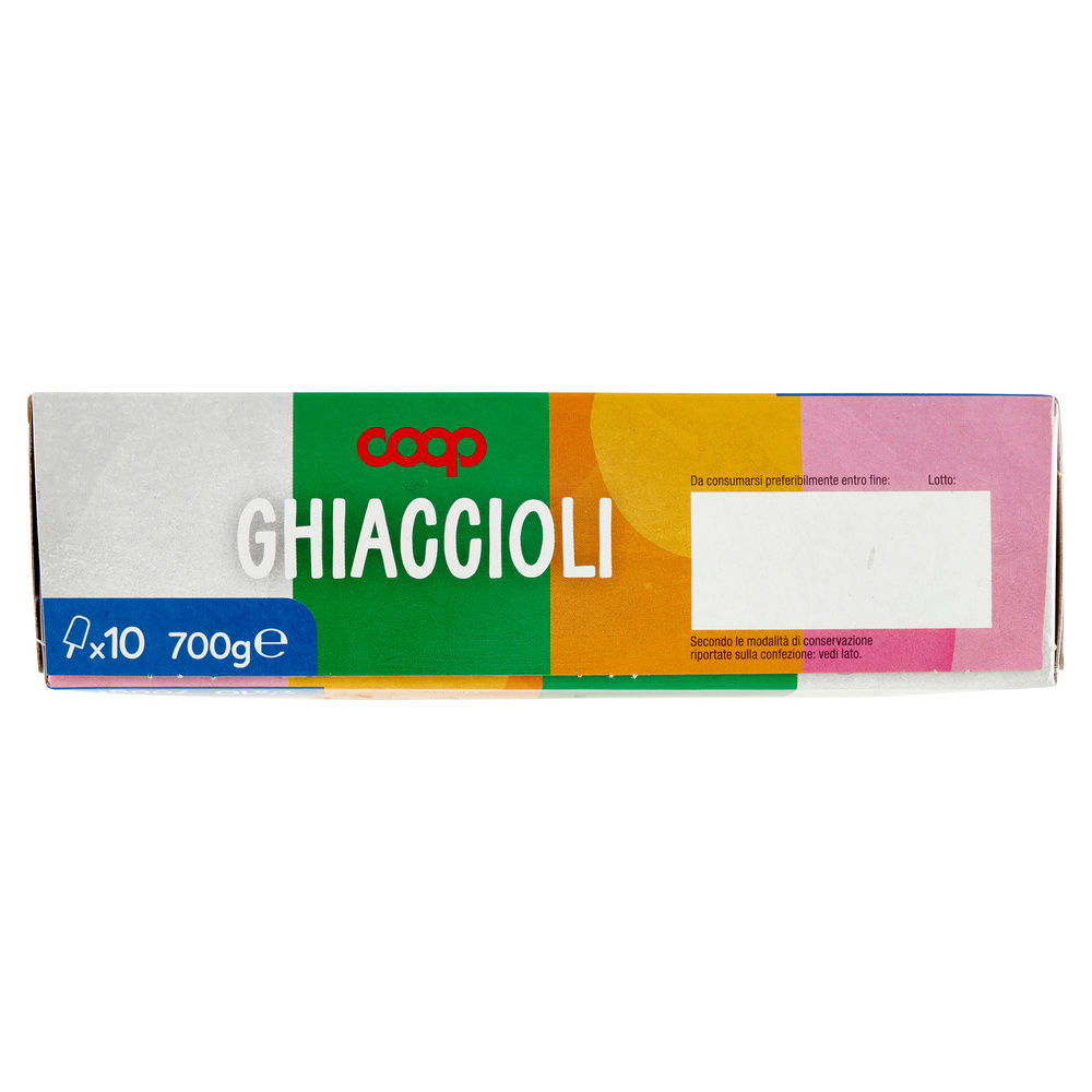 GHIACCIOLI  ARANCIA-LIMONE-AMARENA-MENTA COOP SCATOLA 10PZ G 700 - 11