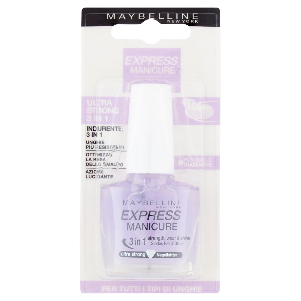 SMALTO CURATIVO ULTRASTRONG 3IN1 MAYBELLINE BL. PZ. 1 - 0