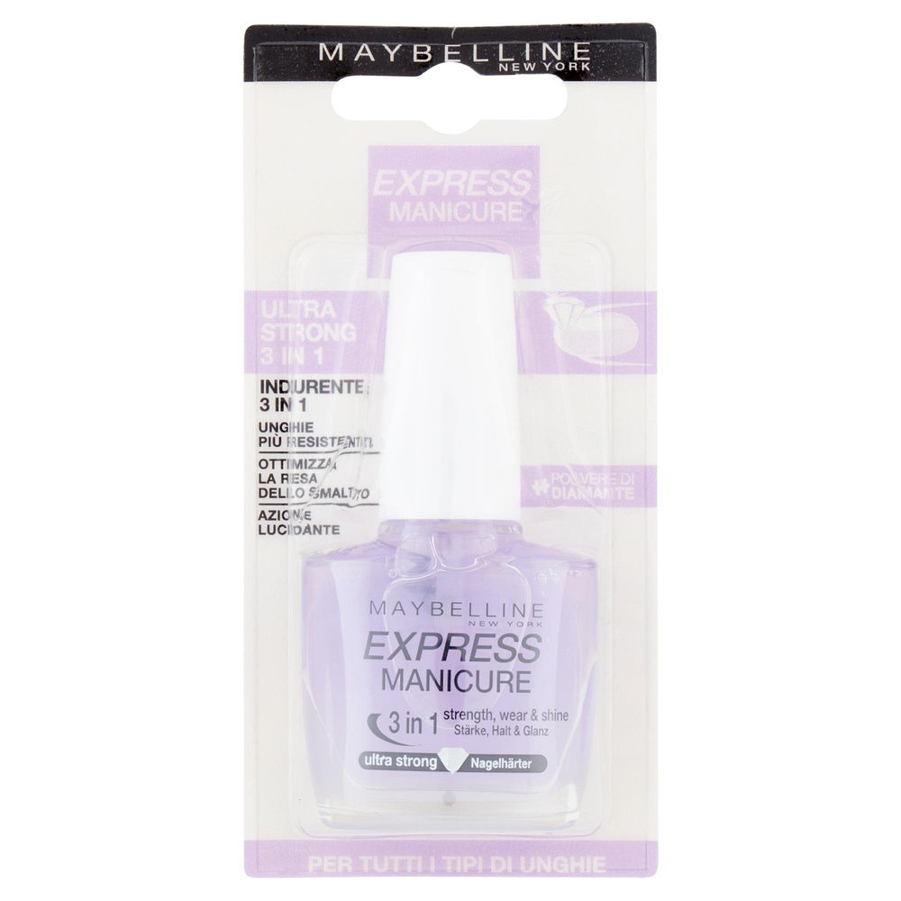 SMALTO CURATIVO ULTRASTRONG 3IN1 MAYBELLINE BL. PZ. 1 - 6