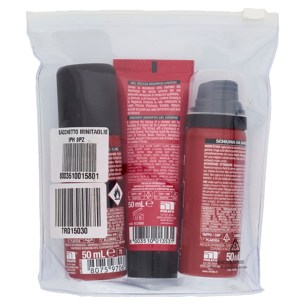 BAG INTESA MINITAGLIE MIX PZ.1(DEO YLANG 50M/D/S GINSENG 50M/SCH.B AVOCADO 50M) - 1