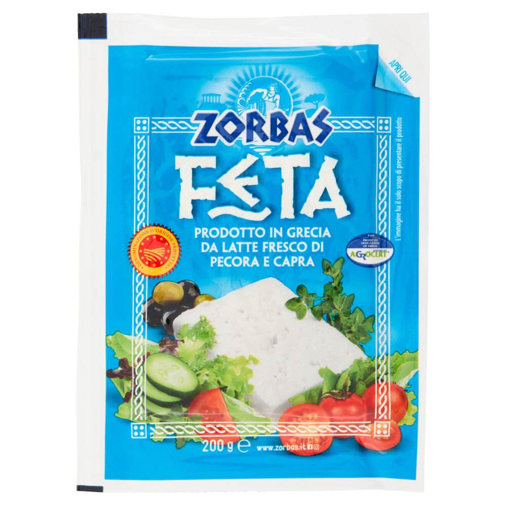 FETA DOP ZORBAS SV 200 G - 0