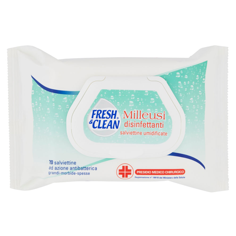 SALVIETTE FRESH & CLEAN DISINFETTANTI PZ.20 - 0