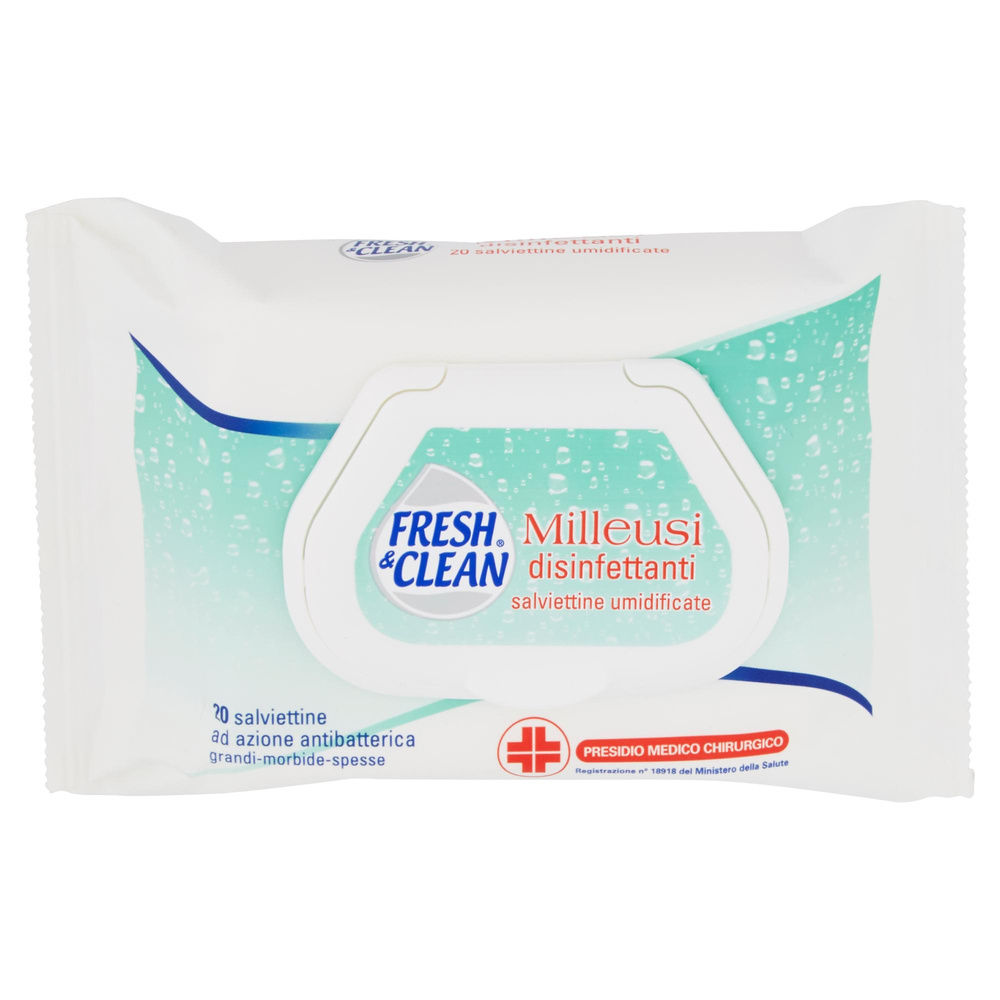 SALVIETTE FRESH & CLEAN DISINFETTANTI PZ.20 - 6