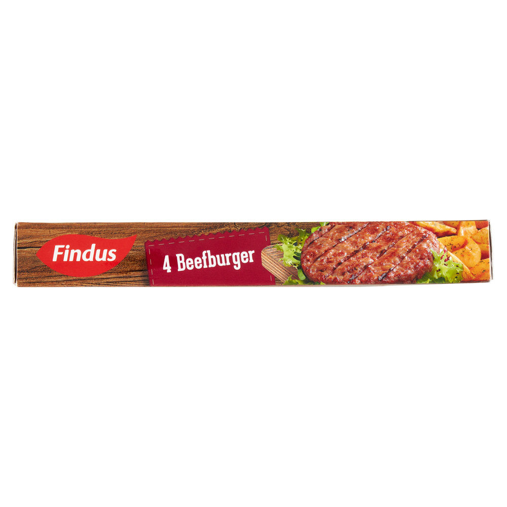 BEEFBURGER FINDUS SURGELATO SCATOLA 4PZ 400G - 6