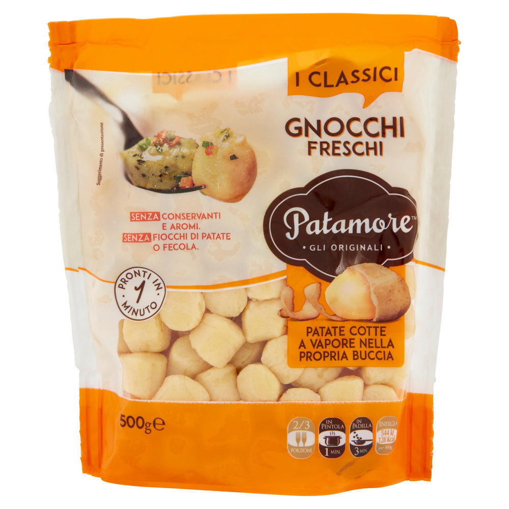 GNOCCHI FRESCHI DI PATATE PATAMORE BUSTA G 500 - 0