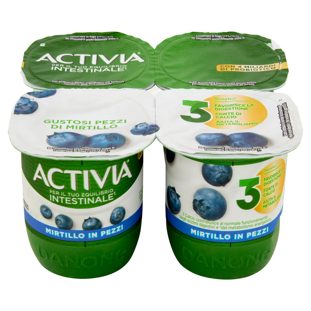 ACTIVIA DANONE MIRTILLO 4X125 G - 5