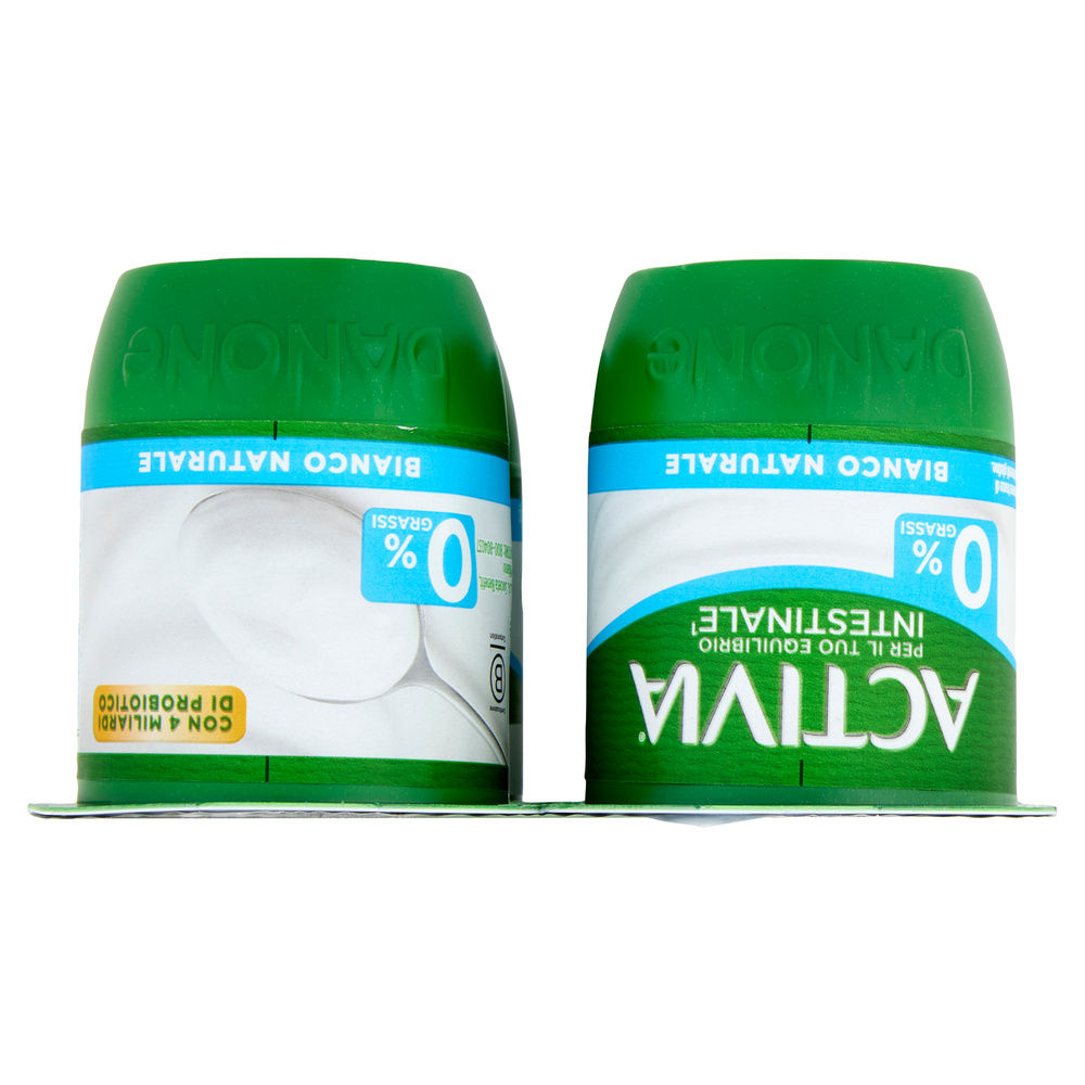 ACTIVIA 0% NATURALE  DANONE BIANCO 4X125G - 7