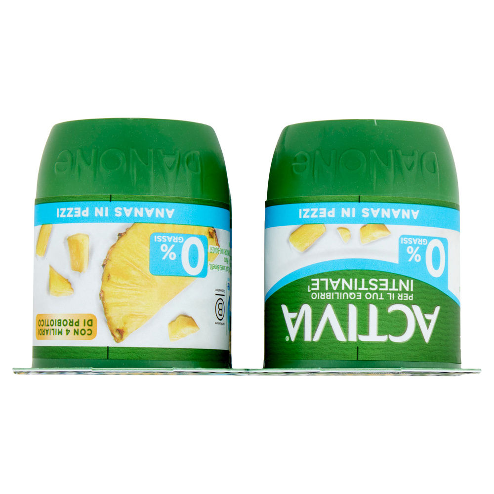 ACTIVIA 0%  DANONE ANANAS IN PEZZI  4X125 G - 5
