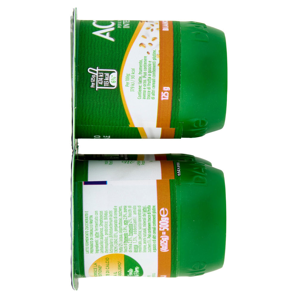 ACTIVIA FIBRE DANONE BIANCO/CEREALI 4X125 G - 3
