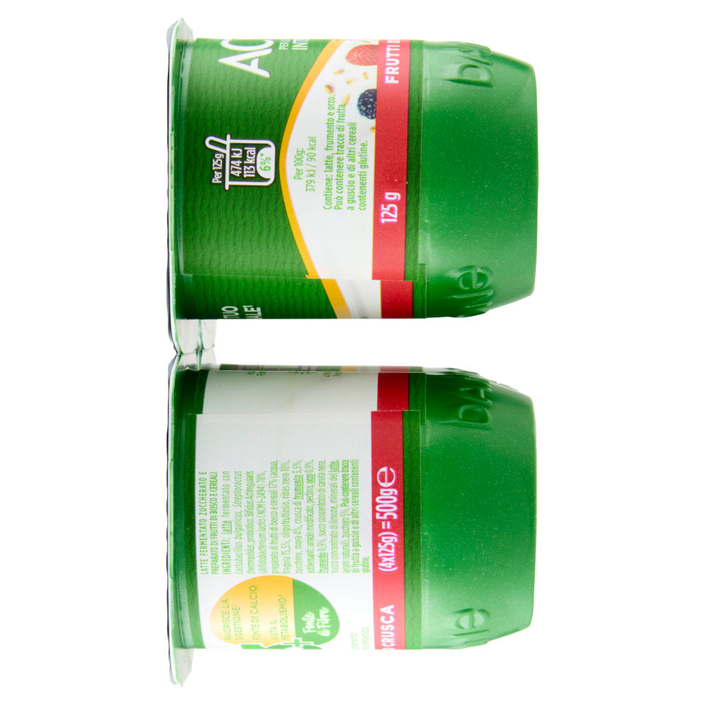 ACTIVIA FIBRE DANONE FRUTTI BOSCO/CRUSCA 4X125 G - 7