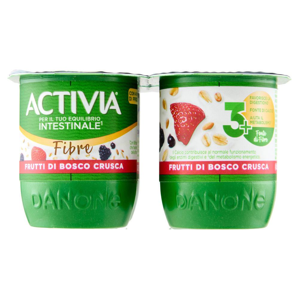 ACTIVIA FIBRE DANONE FRUTTI BOSCO/CRUSCA 4X125 G - 5