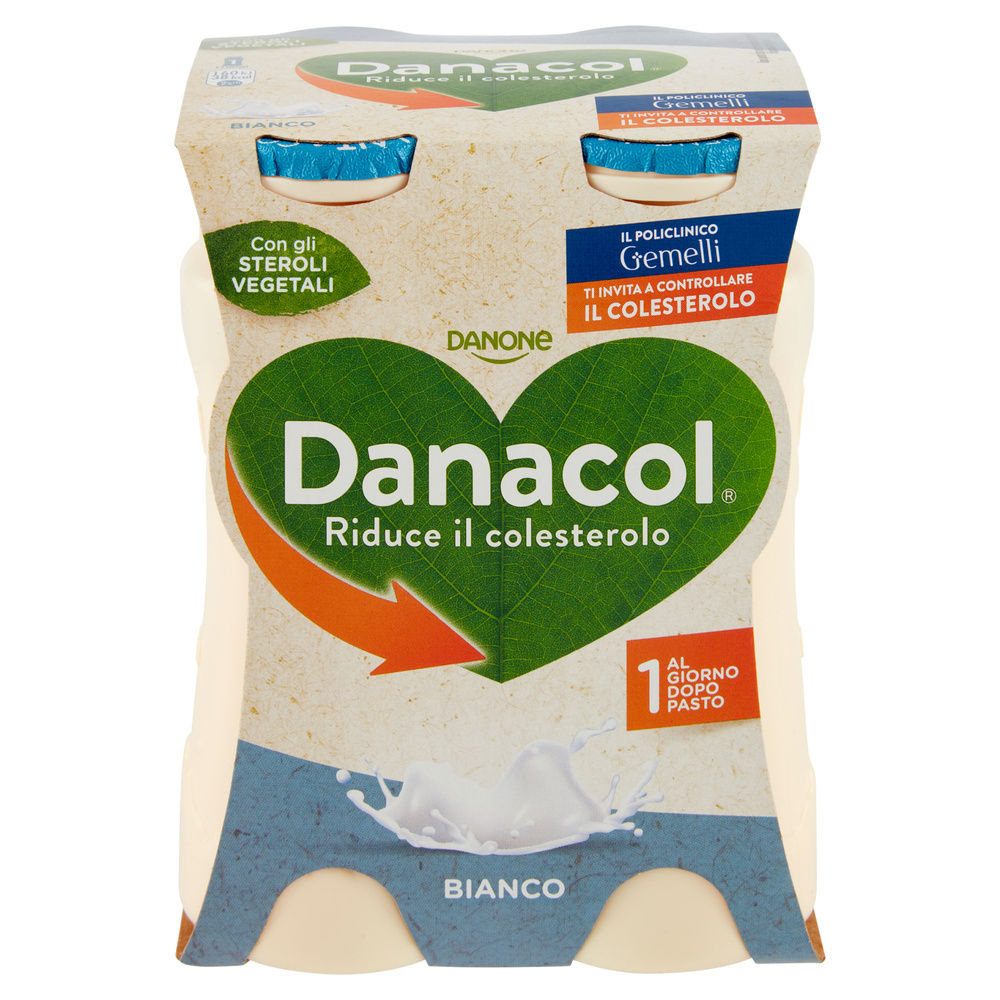 DANACOL DANONE ANTICOLESTEROLO BIANCO BTG 4X100G - 3
