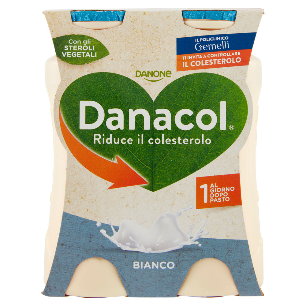 DANACOL DANONE ANTICOLESTEROLO BIANCO BTG 4X100G - 4