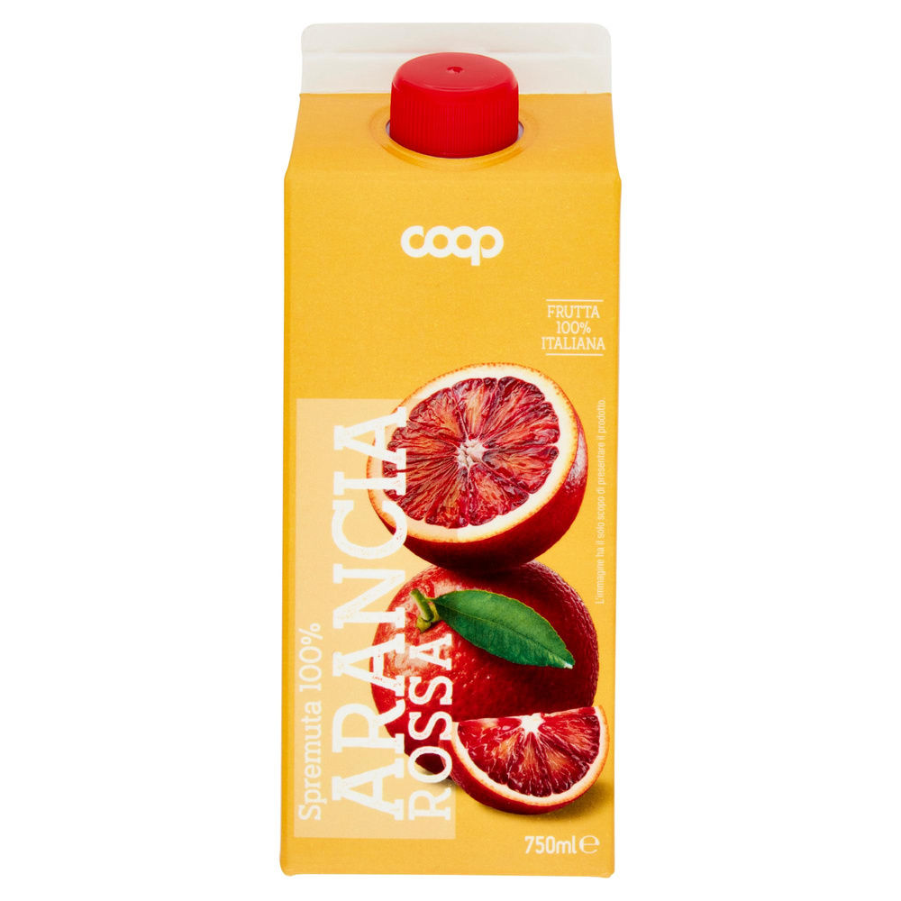 SPREMUTA COOP 100% ARANCIA ROSSA BRICK 750 ML - 8