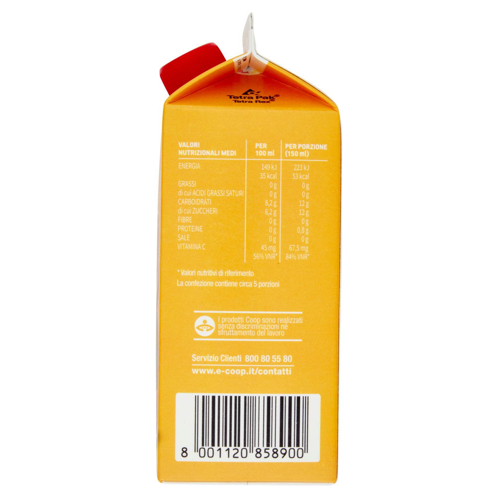 SPREMUTA COOP 100% ARANCIA ROSSA BRICK 750 ML - 4