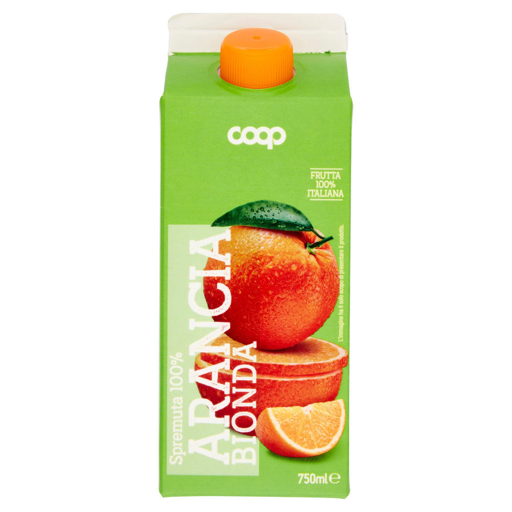 SPREMUTA COOP 100% ARANCIA BIONDA BRICK 750 ML - 3