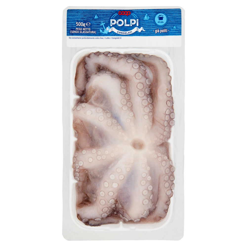 POLPO INTERO SURGELATO COOP SOTTOVUOTO G 500 - 1
