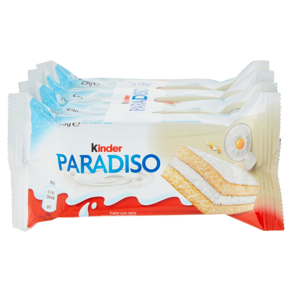 KINDER PARADISO MULTIPACK FAMIGLIA 4X29 G - 2