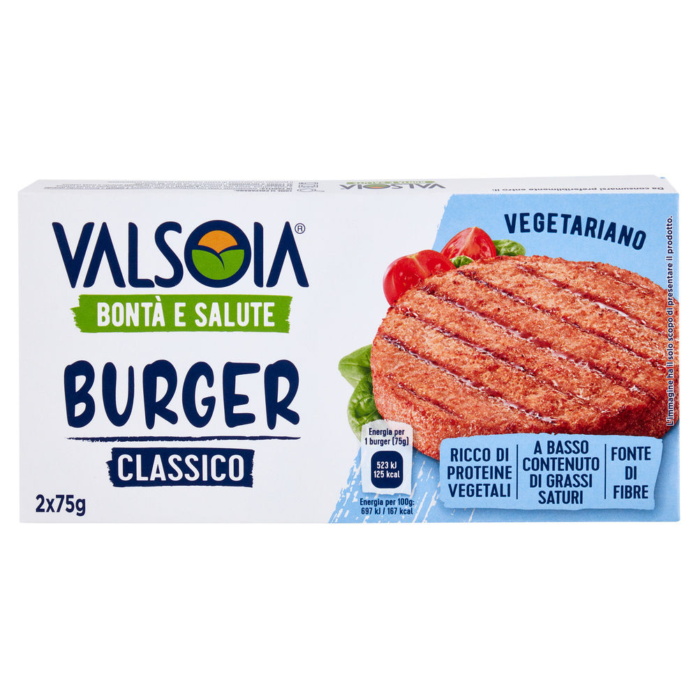 BURGER SURGELATO VALSOIA 2PZ SCATOLA 150G - 6