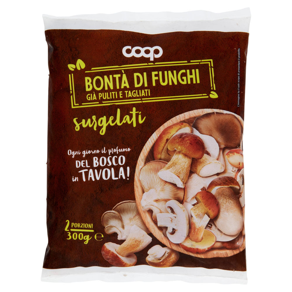 BONTÀ DI FUNGHI MISTI SURGELATI COOP BUSTA 300G - 3