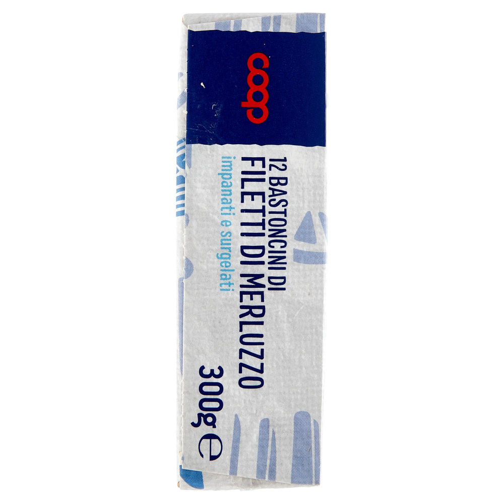 BASTONCINI DI FILETTI DI MERLUZZO COOP SCATOLA PZ 12 G 300 - 3