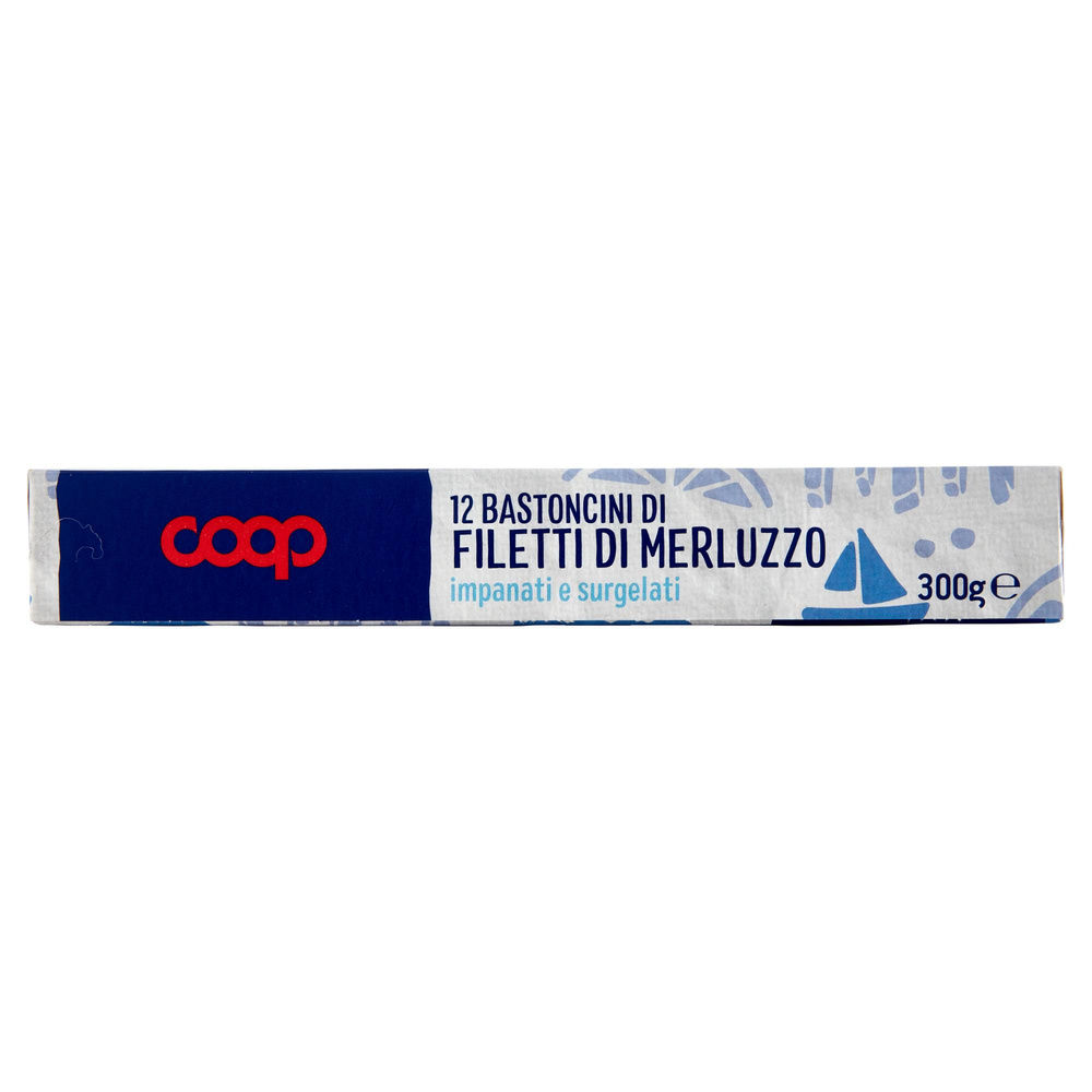 BASTONCINI DI FILETTI DI MERLUZZO COOP SCATOLA PZ 12 G 300 - 6