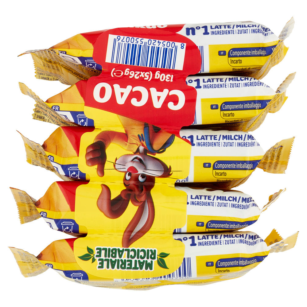 SNACK NESQUIK CACAO NESTLE' MULTIPACK 5X26 G - 3