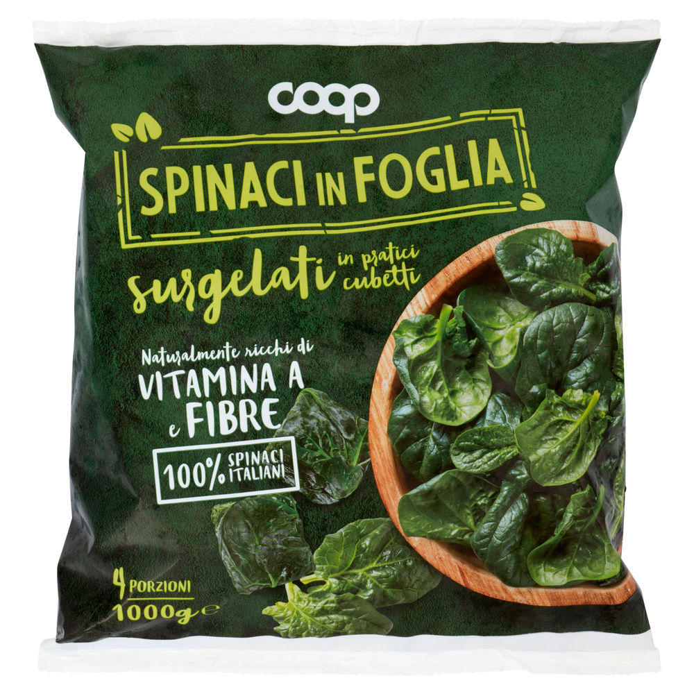 SPINACI A CUBETTI PORZIONATI SURG.COOP BUSTA KG 1 - 1