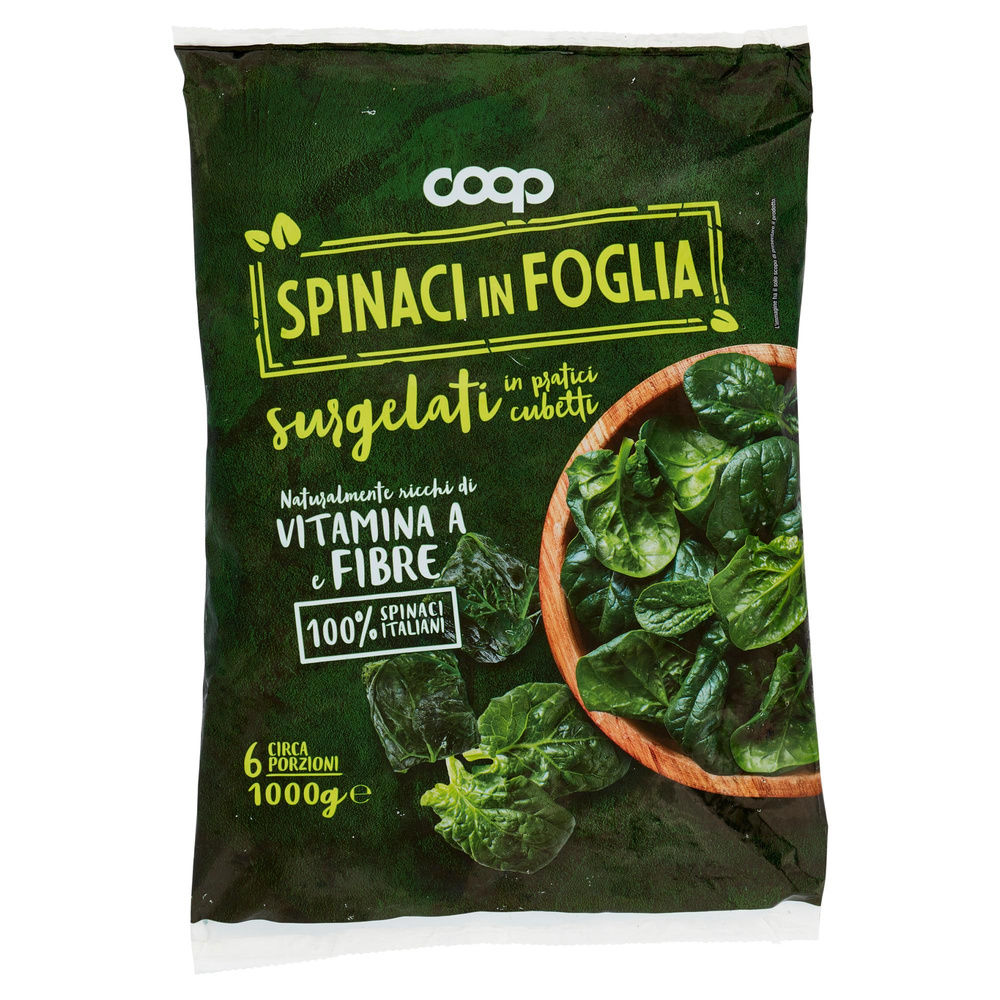 SPINACI A CUBETTI PORZIONATI SURG.COOP BUSTA KG 1 - 11