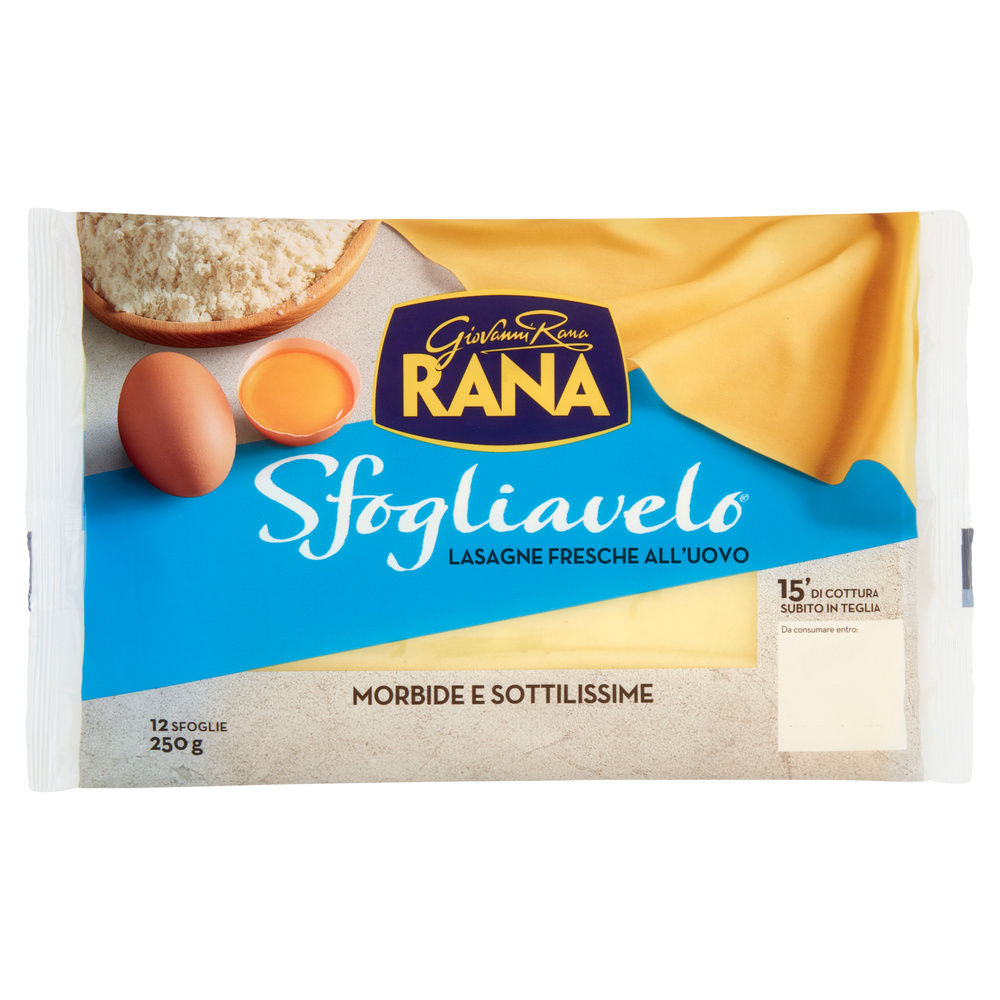 PASTA PER LASAGNE SFOGLIAVELO RANA SACCHETTO G 250 - 2