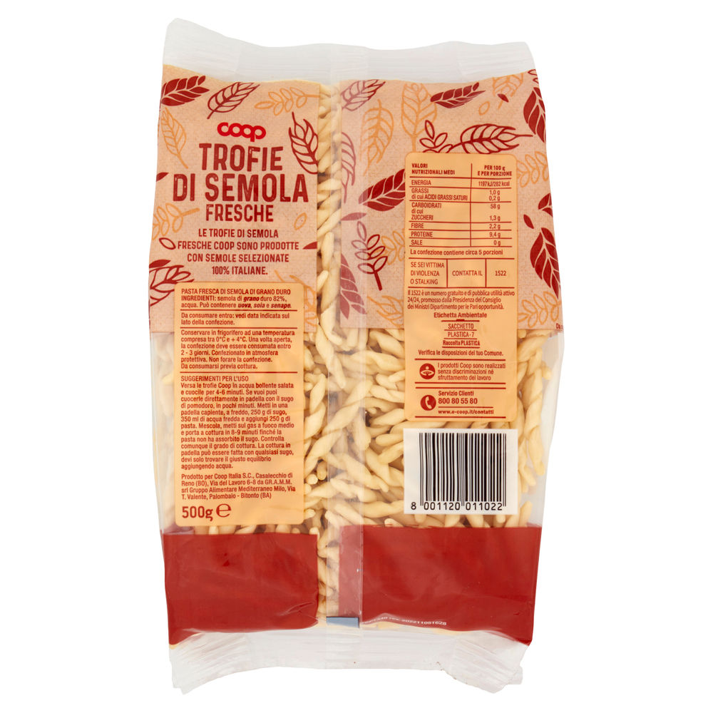 TROFIE FRESCHE COOP SACCHETTO G 500 - 1