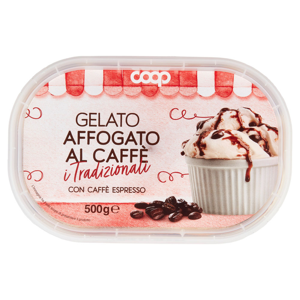 GELATO AFFOGATO AL CAFFE' COOP VASCHETTA G 500 - 3