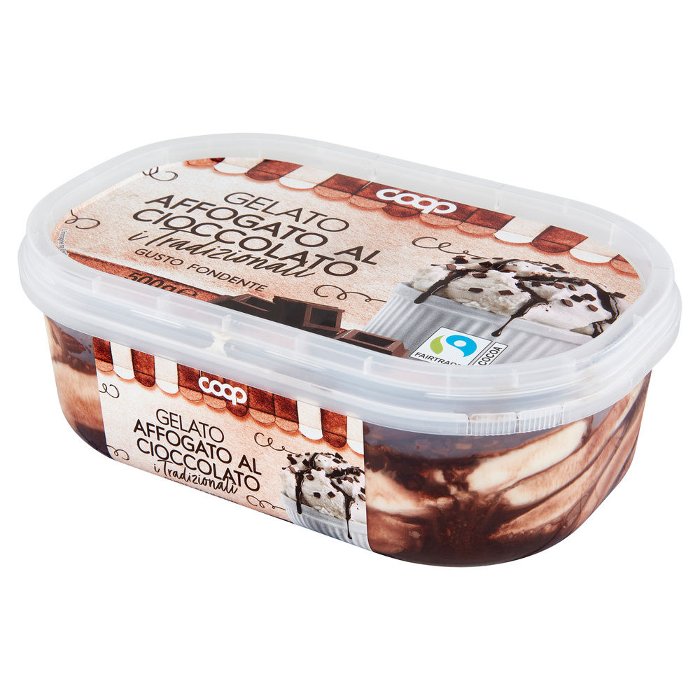 GELATO AFFOGATO AL CIOCCOLATO COOP VASCHETTA G 500 - 7