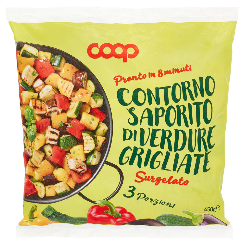 CONTORNO SAPORITO DI VERDURE GRIGLIATE COOP BUSTA SURG. G 450 - 2