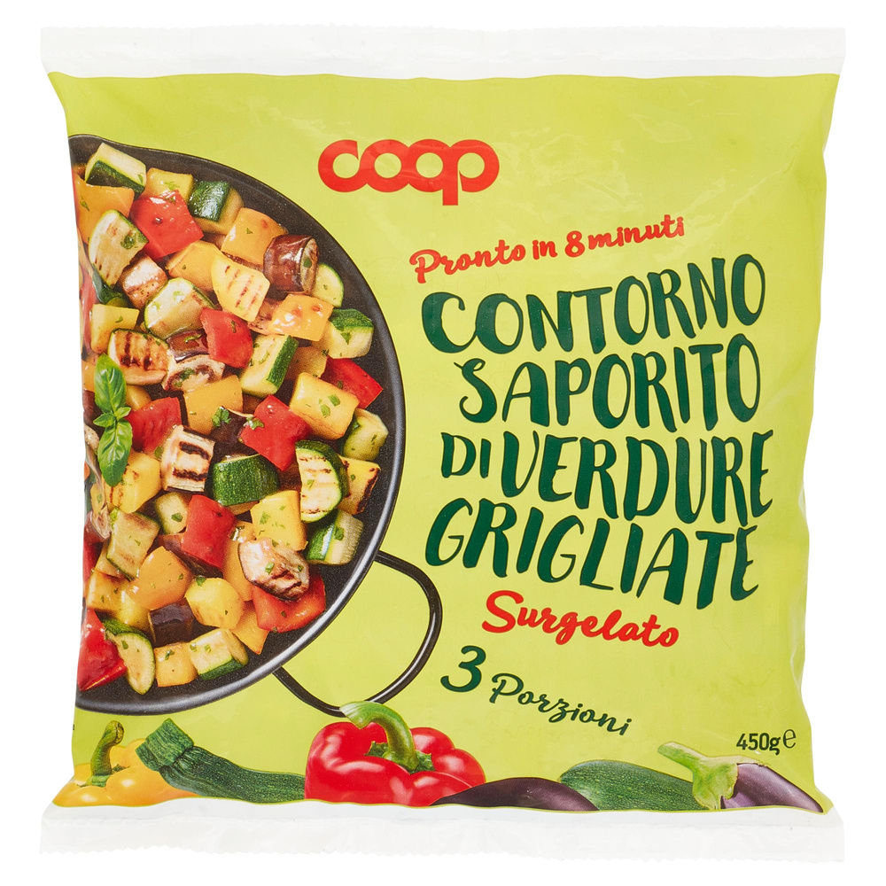 CONTORNO SAPORITO DI VERDURE GRIGLIATE COOP BUSTA SURG. G 450 - 7