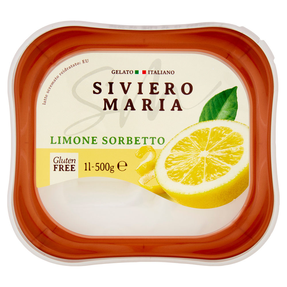 GELATO SORBETTO AL LIMONE SIVIERO MARIA VASCHETTA 500G - 6