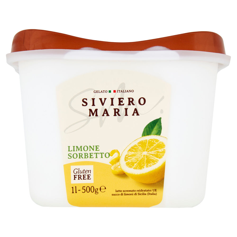 GELATO SORBETTO AL LIMONE SIVIERO MARIA VASCHETTA 500G - 4