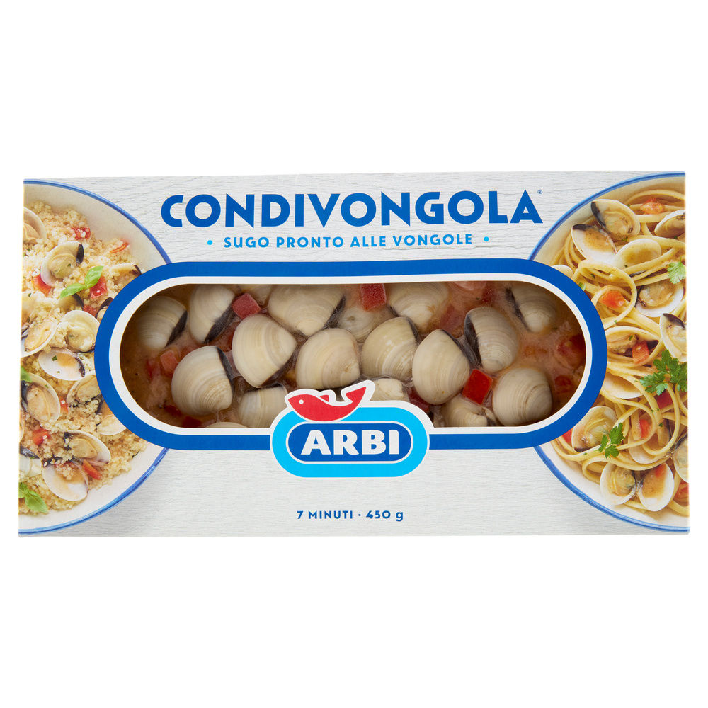 Condivongola sugo pronto alle vongole arbi g 450