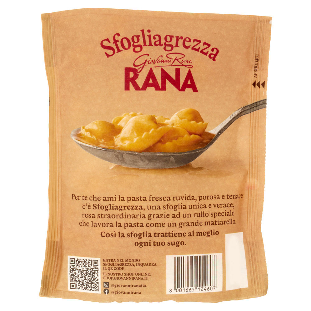 CAPPELLETTI AL PROSCIUTTO CRUDO SFOGLIAGREZZA RANA SACCHETTO G 250 - 1